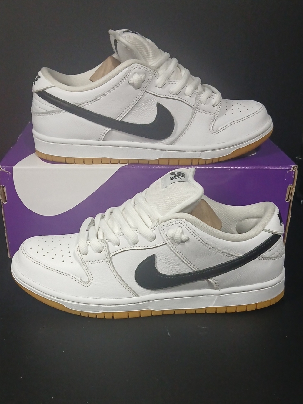 Nike SB Dunk Low  "WHITE GUM" (2024) Mens Size-8  100%AUTHENTIC!
